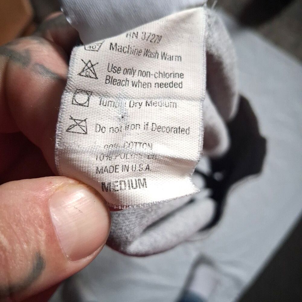 Vintage city M tank top Mens founded 1997 Gray Basketball Active wear Graphic - Picture 5 of 12